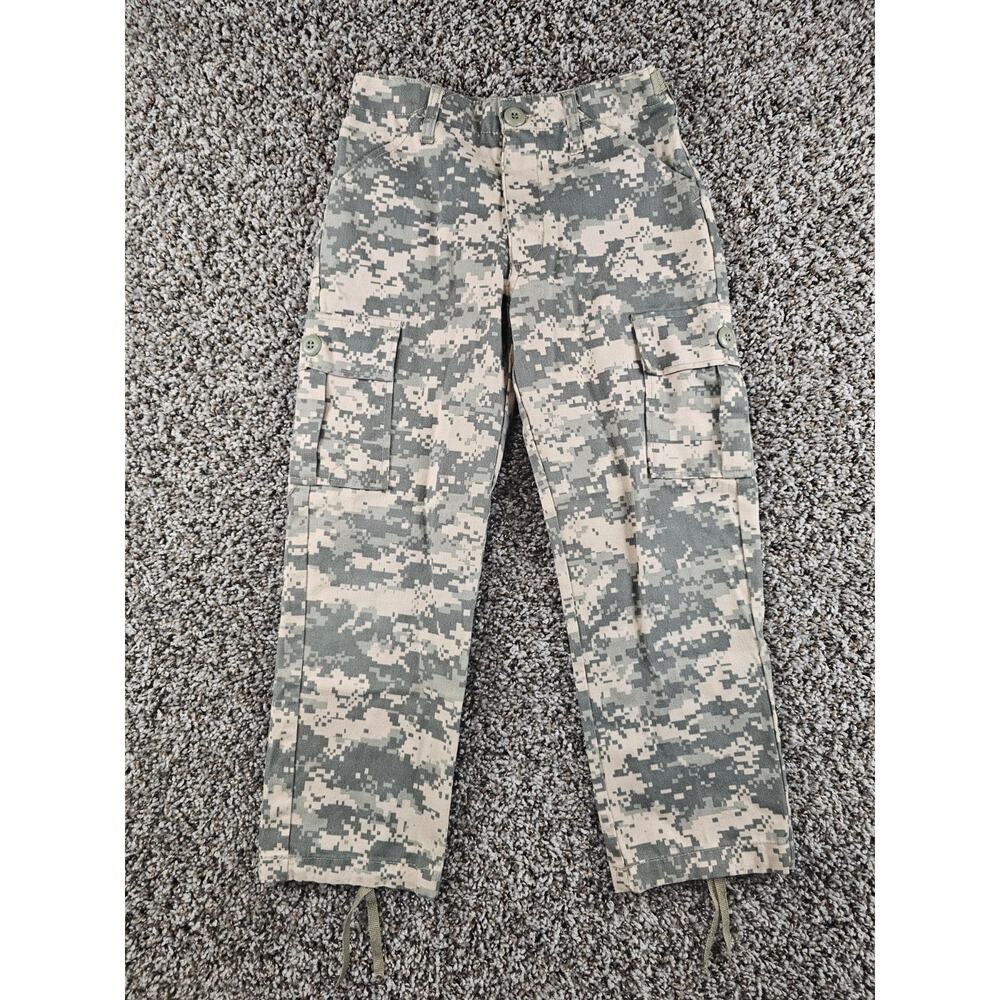Kids Camouflage Military BDU Fatigue Pants Trousers Army Cargo Sz S